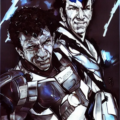 Image similar to tim allen apophasis by yoji shinkawa apophasis