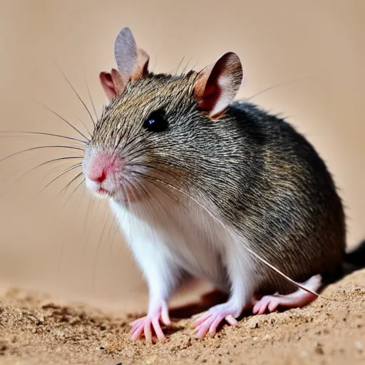 Image similar to gerbil mixed with rat