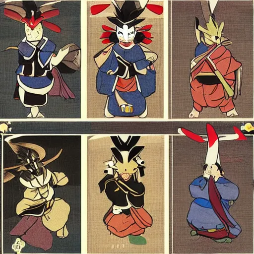 Prompt: edo style Pokémon