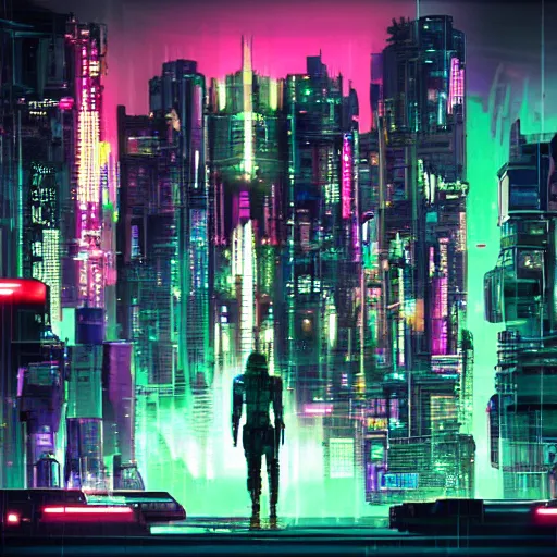 Image similar to cyberpunk motifs