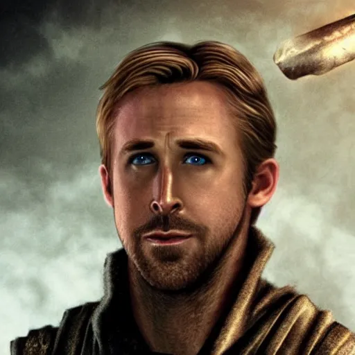 Prompt: ryan gosling in skyrim