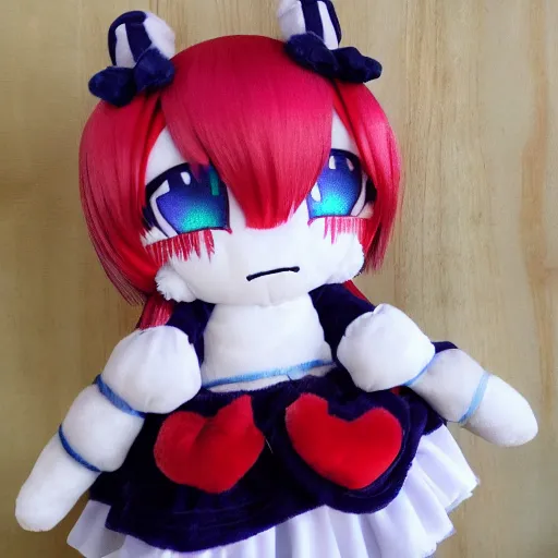 Image similar to cute fumo plush girl