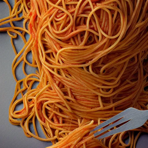 Image similar to mom’s spaghetti, hyperrealistic render, highly detailed, 4k, artstation