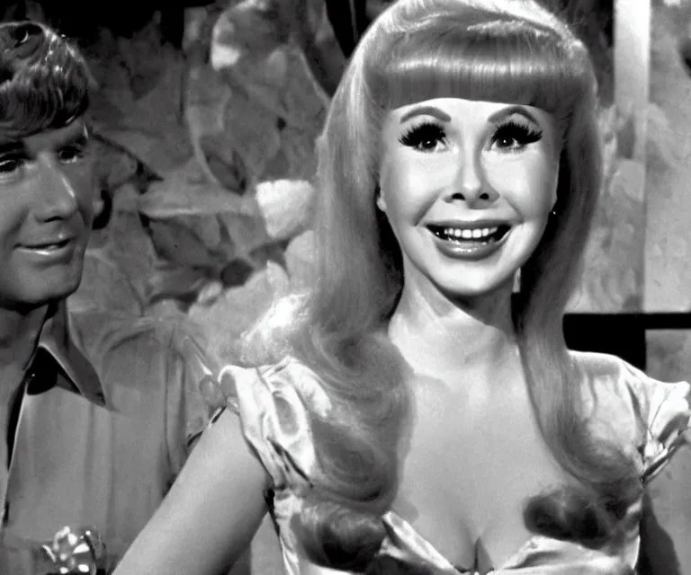 Image similar to a young barbara eden is a guest - star on an episode of gilligan's island, video still