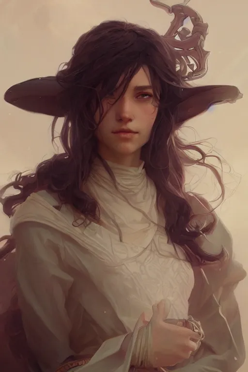 Image similar to portrait of dream walker, D&D, fantasy, highly detailed, digital painting, artstation, concept art, smooth, sharp focus, illustration, art by artgerm and greg rutkowski and alphonse mucha