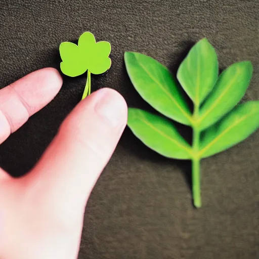 Prompt: a hand holding a plant, green plant, logo ,favicon, n 4