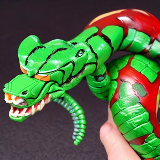 Image similar to transformers beast wars toy snake transformer