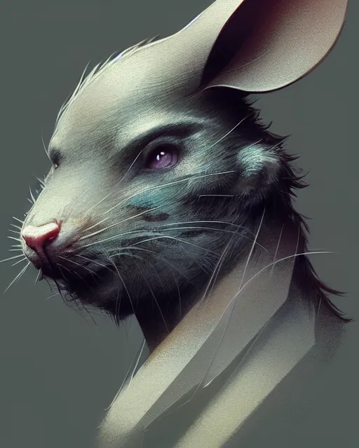 Prompt: rat, male portrait, handsome, rugged, complex 3 d render by peter mohrbacher, ilya kuvshinov, victo ngai, ryohei hase, dramatic lighting, intricate, highly detailed, sharp focus, luminous, unreal engine, blender, artstation, masterpiece, ray tracing