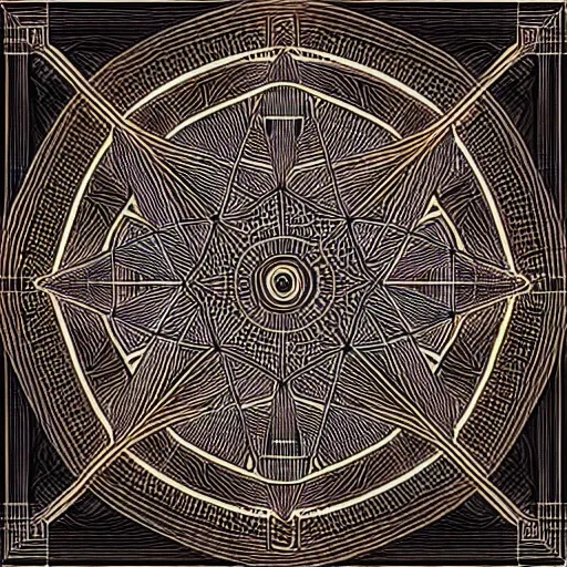 Prompt: Symmetric geometries, elegant, intricate, 8k