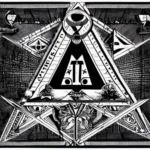 Image similar to it's all a conspiracy. masonic symbols. goverment controlled by illuminati. pyramids and the all seeing eye. backlit. beautiful detailed. 4 k h 8 0 0