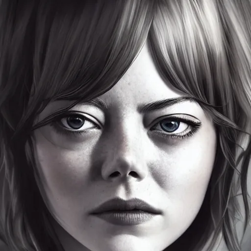 Prompt: emma stone, absurdly beautiful, elegant, young sensual graceful, ultrafine hyperrealistic detailed face illustration by kim jung gi, irakli nadar, sharp focus, saturated colors, octopath traveler, final fantasy, unreal engine highly rendered, global illumination, radiant light, intricate environment