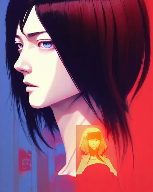 Image similar to dead inside!!!, fine - face, audrey plaza, realistic shaded perfect face, fine details. anime. realistic shaded lighting poster by ilya kuvshinov katsuhiro otomo ghost - in - the - shell, magali villeneuve, artgerm, jeremy lipkin and michael garmash and rob rey