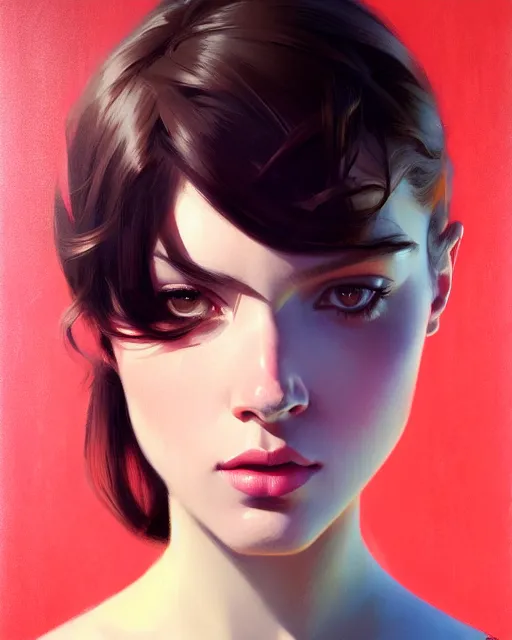 Prompt: stylized portrait of an artistic pose, composition, young ellie williams, realistic shaded, fine details, realistic shaded lighting poster by ilya kuvshinov, magali villeneuve, artgerm, jeremy lipkin and michael garmash and rob rey