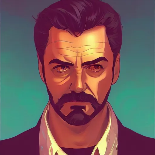 Prompt: Sean Connery as Tony Stark, ambient lighting, 4k, alphonse mucha, lois van baarle, ilya kuvshinov, rossdraws, artstation