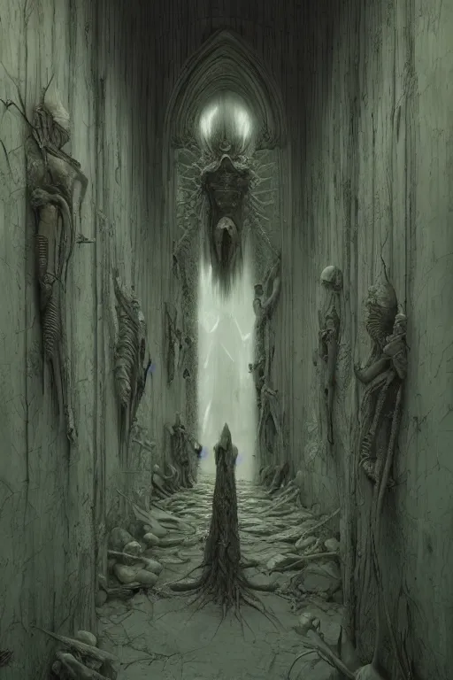 Image similar to backrooms, high detailed art, liminal aesthetic, dreamcore, by wayne barlowe, zdzislaw beksinski, cgsociety, unreal engine