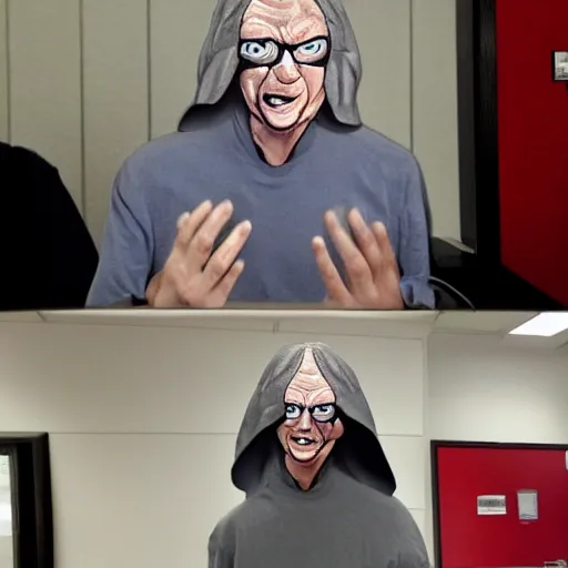 Image similar to Emperor Palpatine as Bill Gates today