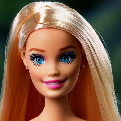 Prompt: barbie in real life live action remake, 4 k, film still, live action, realistic, human, actress