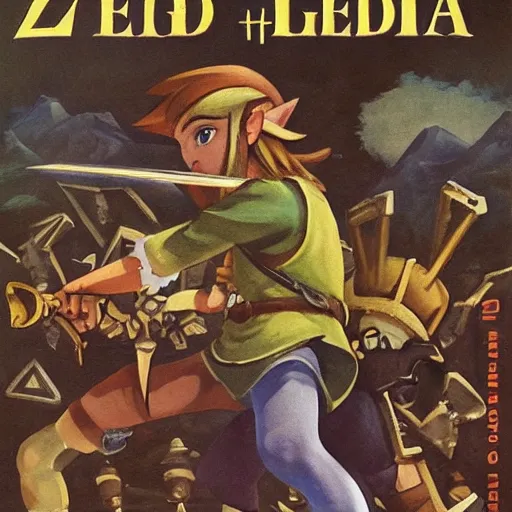 Prompt: the legend of zelda, by giorgio de chirico
