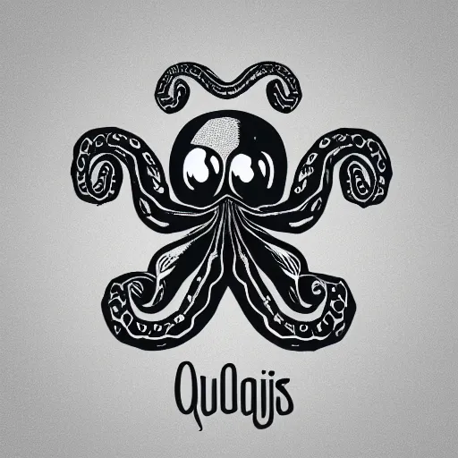 Prompt: a logo for an octopus marijuana app, simple logo, iconography, vector app logo,