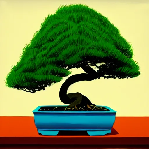 Image similar to bonsai tree but minimalistic concept art by frank stella gilleard james, whalen tom, colorful, soft light, trending on artstation, minimalism