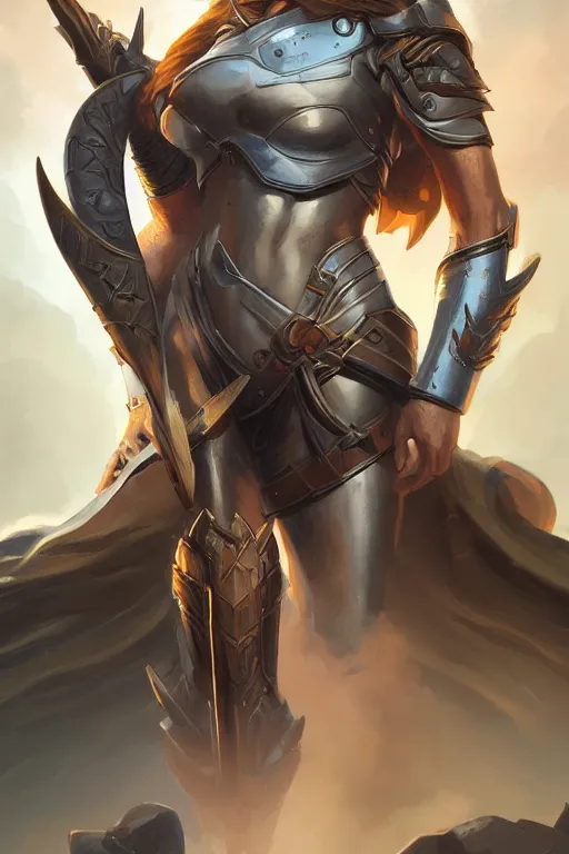 Image similar to amazon valkyrie athena, d & d, fantasy, portrait, highly detailed, headshot, digital painting, trending on artstation, concept art, sharp focus, illustration, art by artgerm and greg rutkowski and magali villeneuve