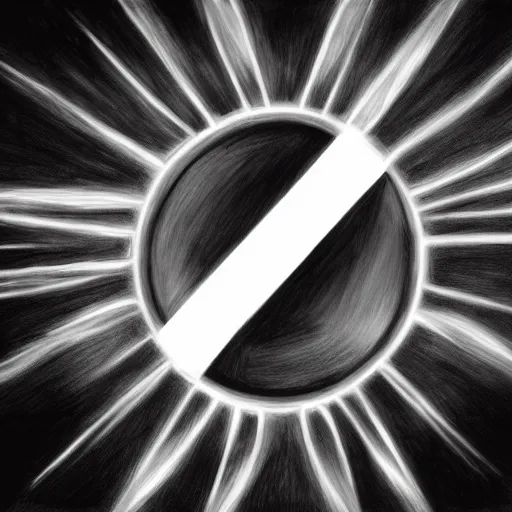 Image similar to adobe flash logo, surrealist drawing