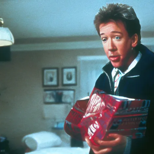 Image similar to tim allen starring in home alone, movie still