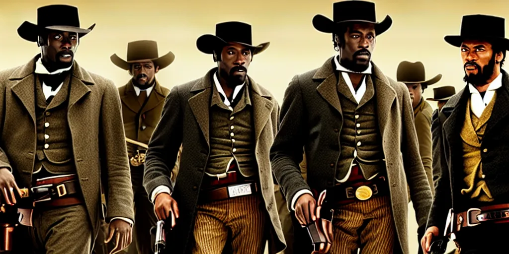 Image similar to Django unchained in Macdonald's