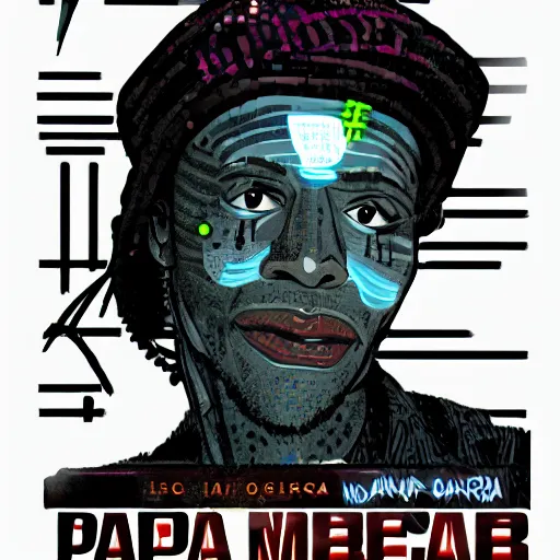 Image similar to papa legba in neuromancer