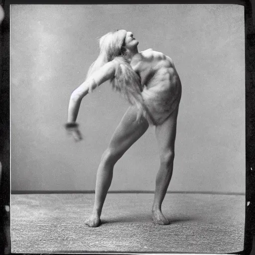 Image similar to eadweard muybridge series of photographs of a person dabbing