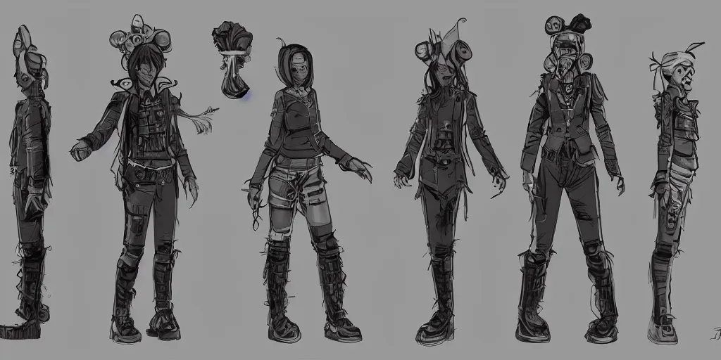 Character Design Concept Art| Riina by Jamiroth on DeviantArt