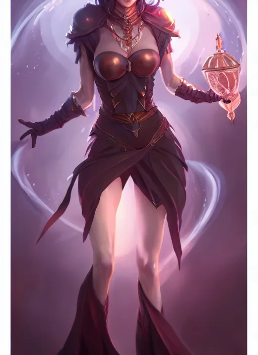 Image similar to dark fantasy female magician, magic orbs, magic water, human anatomy, wide angle view, fullbody view, highly detailed, qichao wang, artgerm, cushart krenz, zeronis, trending on artstation, soft light, sharp edges, illustration, character design, concept art