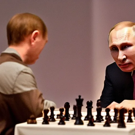 Image similar to putin eating chess piece