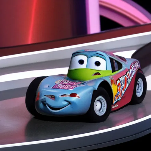 Image similar to photo of lightning mcqueen on stage at the academy awards