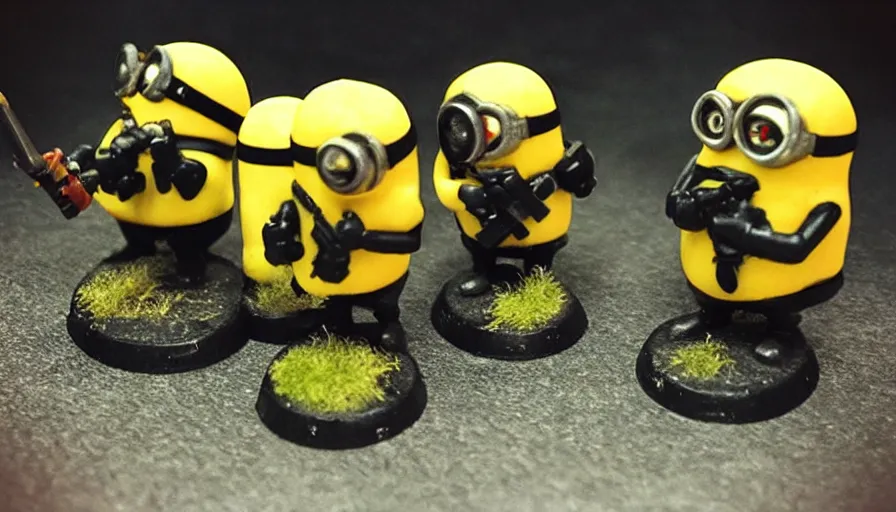 Image similar to “minions part of blackwater mercenary group”