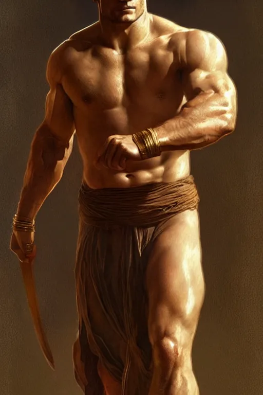 Prompt: Henry Cavill as a Greek god, gorgeous, amazing, muscular, fit, very muscular male body, intricate, highly detailed, digital painting, artstation, concept art, sharp focus, illustration, art by greg rutkowski and alphonse mucha