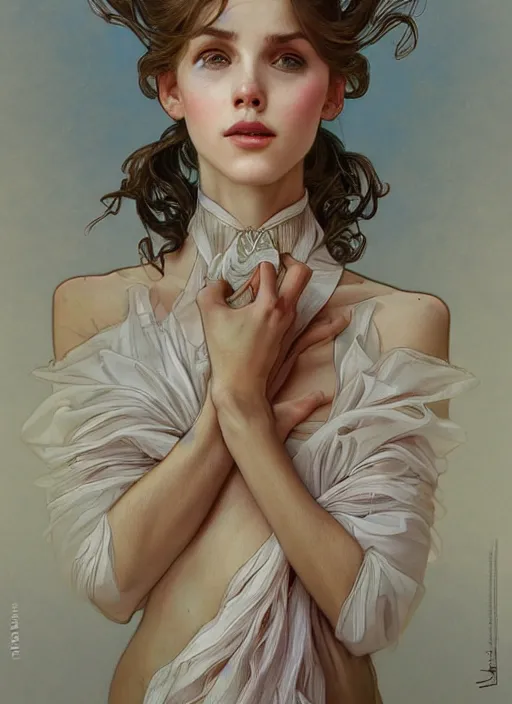 Image similar to ultra realistic illustration, prima ballerina, sci - fi, fantasy, symmetrical face, intricate, elegant, highly detailed, digital painting, artstation, concept art, smooth, sharp focus, illustration, art by artgerm and alphonse mucha