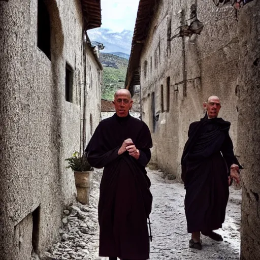 Image similar to oleg vdovenko, swat, monks