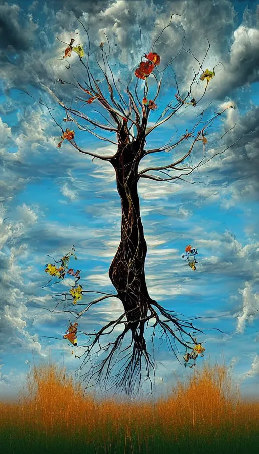 Image similar to psytrance artwork, by peter holme iii