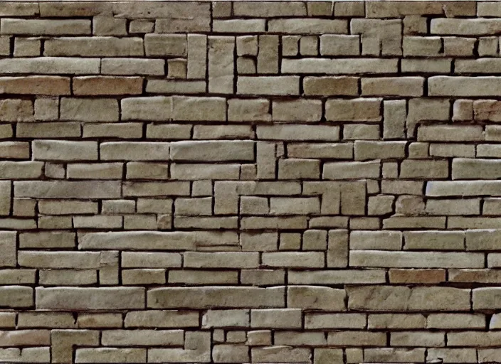 Prompt: sandstone brick, painted tiling texture by makoto shinkai