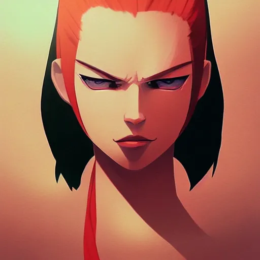 Image similar to face icon stylized minimalist bleach, loftis, cory behance hd by jesper ejsing, by rhads, makoto shinkai and lois van baarle, ilya kuvshinov, rossdraws global illumination