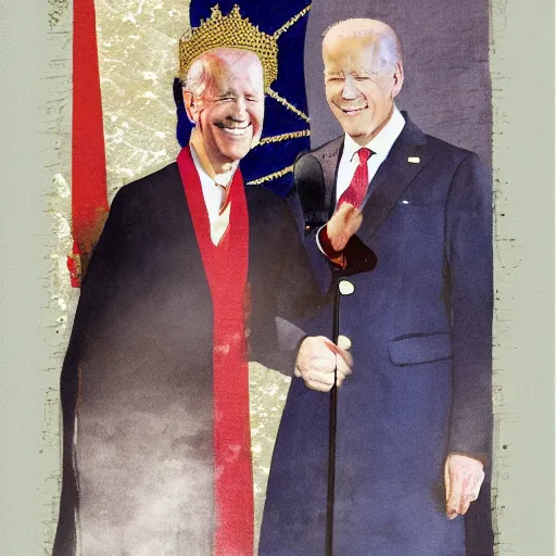 Prompt: Emperor Biden