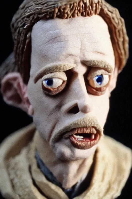 Image similar to film still of steve buscemi made out of bread in lord of the rings, 4 k