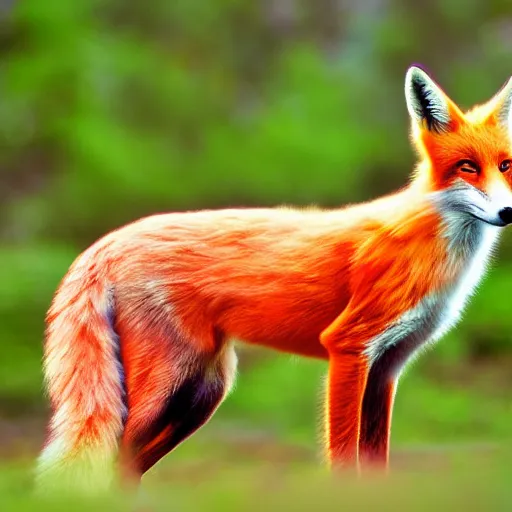 Prompt: ethereal ethereal ethereal ethereal fox, colorful, bright, award winning photo, 8k