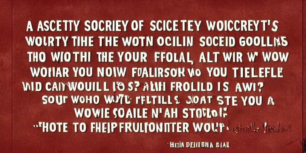 Image similar to a society on its way down, and as it falls, it keeps telling itself so far so good, so far so good, so far so good it's not how you fall that matters, it's how you land