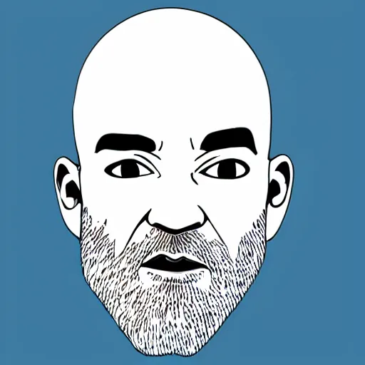 Image similar to cartoon michael stipe