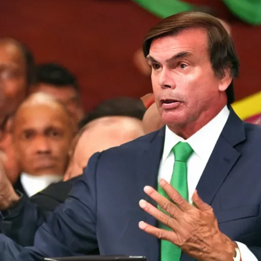 Image similar to chad president jair messias bolsonaro