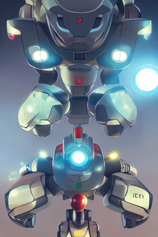 Image similar to metabots medabots medarotto medarot robot minimalist comics, behance hd by jesper ejsing, by rhads, makoto shinkai and lois van baarle, ilya kuvshinov, rossdraws global illumination ray tracing hdr radiating a glowing aura