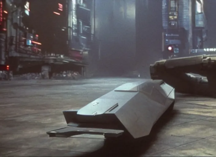 Image similar to vehicle from the 2012 science fiction film Blade Runner