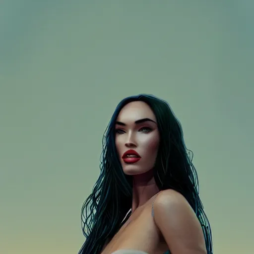 Image similar to megan fox by beeple ( mike winkelmann ), ultra detailed